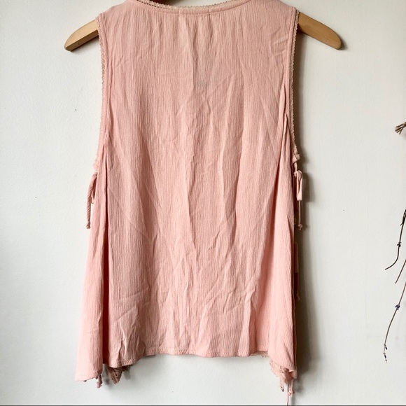 Maurices |  Sleeveless Blush Pink Rayon Top - Picture 6 of 11